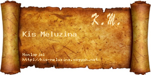 Kis Meluzina névjegykártya